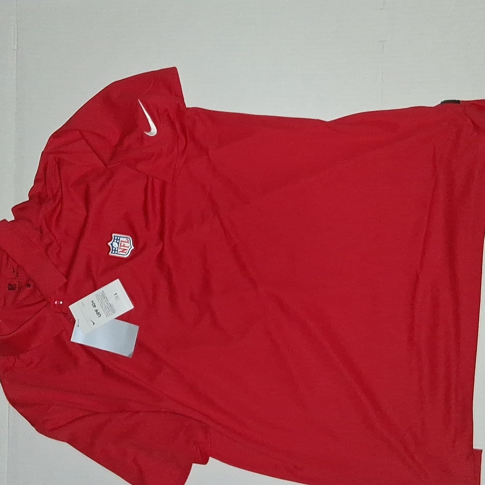 Nike NFL On-Field Apparel Polo Dri-Fit XXL Red NWT